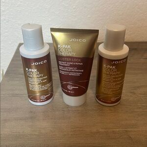 Joico K-Pak Color Therapy Shampoo, Conditioner & Luster Lock Bundle